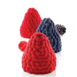 Mura Zmeura 3D, O6.5 x H 6.7 cm - Forma Silicon Monoportii, 5 cavitati