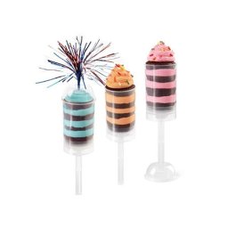 PushUpPops Rotund, Matrite Plastic 90 ml, Set 100 Buc
