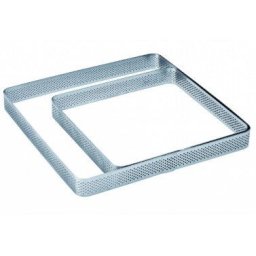 Rama Microforata Tarte Patrate Colturi Rotunjite, 19x19xH2 cm