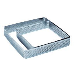 Rama Microforata Tarte Patrate Colturi Rotunjite, 19x19xh3.5 cm