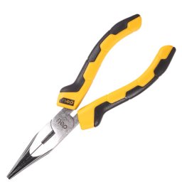 Clește patent cu nas lung 6" Deli Tools EDL2106 (galben)