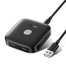 Switch Box 2in1 UGREEN CM333 HDMI 2.0 4K (negru)