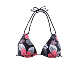 BUFFALO Sutien costum de baie gri deschis / roz închis / negru