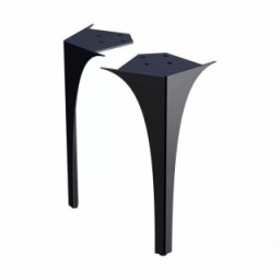 Set picioare fata pentru mobilier Oristo Louis 62 ,negru lucios