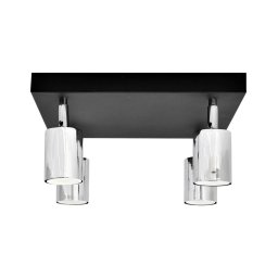 Spot LED TUNE 4xGU10/4,8W/230V crom mat/negru