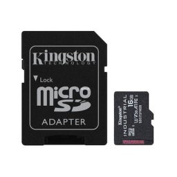 Card de memorie Kingston Industrial microSD, 16GB, UHS-U3, Clasa 10, 100MB/s + adaptor SD