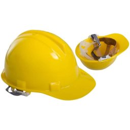 Casca de protectie industriala galbena