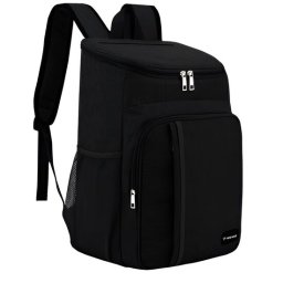 Ghiozdan/rucsac turistic, Trizand, 4 compartimente, termoizolant, impermeabil, negru, 26 L, 43x33x19 cm