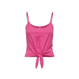 ONLY Top Onlmay S/L Short Knot Top Box Jrs 15257464 17-2127 TCX shocking pink