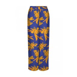 ONLY Pantaloni Onlalma Life Poly Palazzo Pant Aop Ptm 15264591 18-3949 TCX dazzling blue