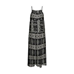 VERO MODA Rochie Vmdicthe S/L Maxi Dress Wvn 10292194 C-N10 black