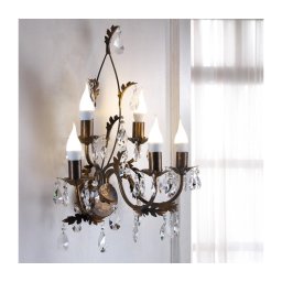 Aplică TERESA 5xE14/6W/230V bronz ONLI