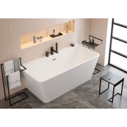 Cada Deante HIACYNT rectangulara pentru baie, freestanding, 160 cm