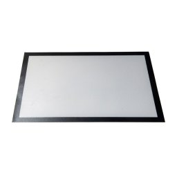 Covoras Antiaderent Silicon Alb cu Fibra de Sticla, 62 x 42 cm