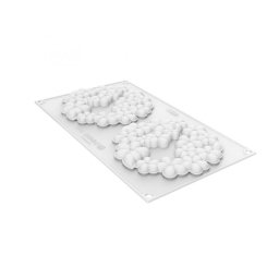 Forma Silicon Decor Top Insertie Flora O 14 x H 1 cm, 2 cavitati, 80 ml