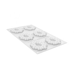 Forma Silicon Decor Top Insertie Flora O 7.5 x H 0.75 cm, 6 cavitati, 19 ml
