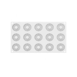 Forma Silicon Decor Top Insertie Tutu O 4.5 x H 0.65 cm, 15 cavitati, 7 ml