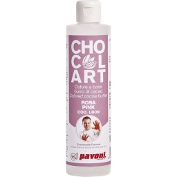 Colorant Alimentar Roz cu Unt de Cacao, Chocolart, Pavoni, 200 g