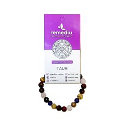 Bratara din cristale zodia TAUR 1buc REMEDIU