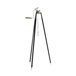 Trepied ceaun, extensibil, inaltime reglabila, cu maner, 100/180 cm, Perfect Home GartenVIP DiyLine