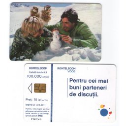 Romania 2011 - cartela telefonica