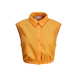 JJXX Cămaşă Jxroe Mission Sl Cropped Shirt 12234997 14-1050 TCX marigold