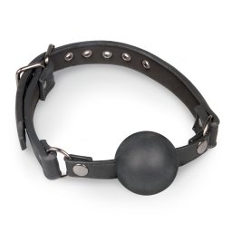 Easytoys Ball Gag with Large Silicone Ball Black