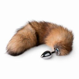 Easytoys Fox Tail Plug ET158 Silver