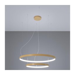 Thoro TH.268 - Lustr LED pe cablu RIO LED/80W/230V CRI95 4000K auriu