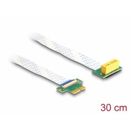 Riser Card PCI Express x1 la x1 90 grade FPC 30cm, Delock 88022