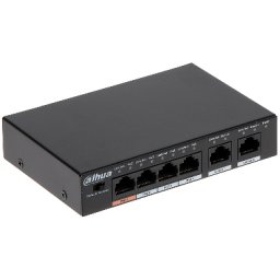 Switch 4 porturi PoE Dahua PFS3006-4ET-60