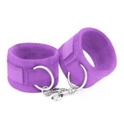 Crushious Dragoste Dura Catuse cu Velcro si Lant Extra de 40 cm Violet Versatile si Ajustabile