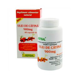 Ulei de catina 900 mg, 40 capsule, Hofigal