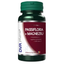 Passiflora+Magneziu, 60 capsule, DVR Pharm