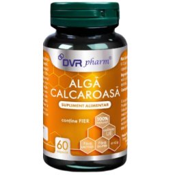 Alga calcaroasa, 60 capsule, Dvr Pharm