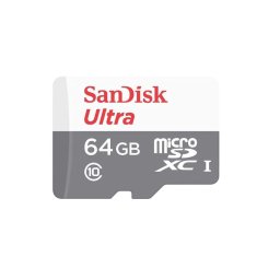 Card de memorie SanDisk Ultra microSDXC, 64 GB, 100MB/s Class 10 UHS-I + SD Adapter