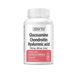 Glucosamine, Chondroitin, Hyaluronic Acid, 60 capsule, Zenyth Pharmaceuticals