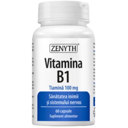 Vitamina B1, 60 capsule, Zenyth Pharmaceuticals