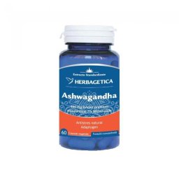 Ashwagandha, 60 capsule, Herbagetica