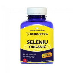 Seleniu Organic, 120 capsule, Herbagetica
