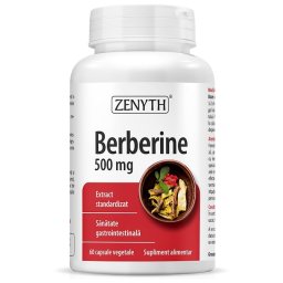 Berberine, 500 mg, 60 capsule, Zenyth Pharmaceuticals