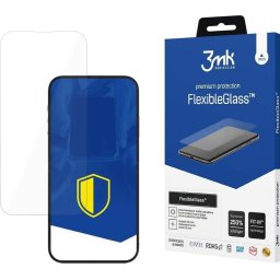 Folie protectie ecran 3mk FlexibleGlass pentru Apple iPhone 14 / iPhone 14 Pro, Transparenta
