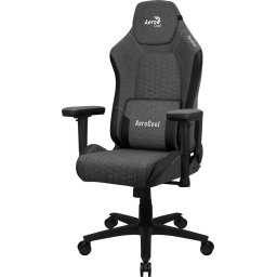 Scaun Gaming CROWNASHBK, Ergonomic Gaming, Adjustable , AeroWeave Technology, Black