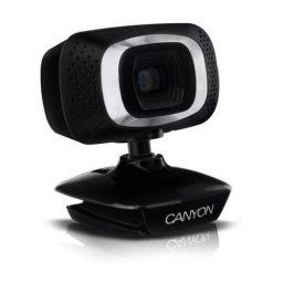 Camera web CNE-CWC3N, 2MP, USB, Black-Silver