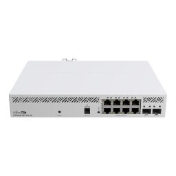 Switch Mikrotik, Cloud Smart CSS610-8P-2S+IN, 8x Porturi Gigabit RJ45 POE AT/AF, 2x Porturi SFP+, SwOS
