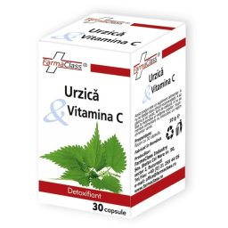 Urzica si Vitamina C, 30 capsule, FarmaClass