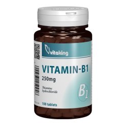 Vitamina B1 250 mg, 100 tablete, VitaKing