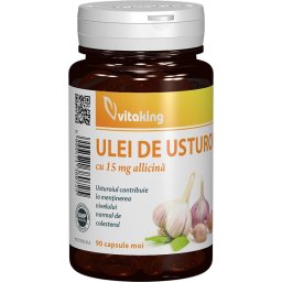 Ulei de usturoi, 30 mg, 90 capsule moi, VitaKing