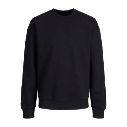 JACK & JONES Bluză de molton 'JJEStar' negru