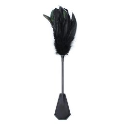 Fetish Addict Feather Tickler and Paddle 2in1 Black
